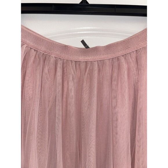 Anthropologie Women’s Blossom Bubble Flower Applique Tulle Midi Skirt size L NWT - Picture 6 of 11